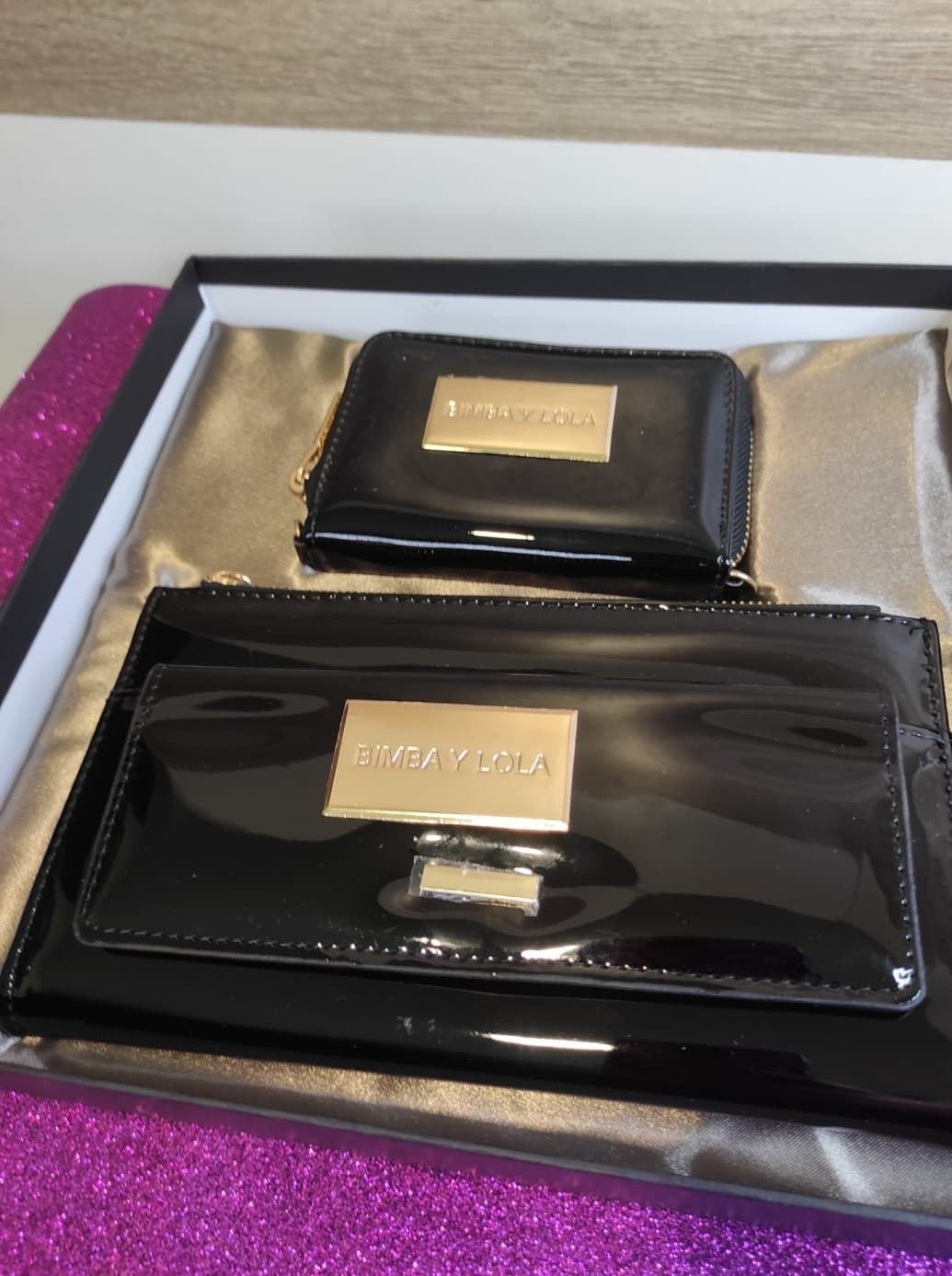 Conjunto de carteras charol tous - Imagen 2