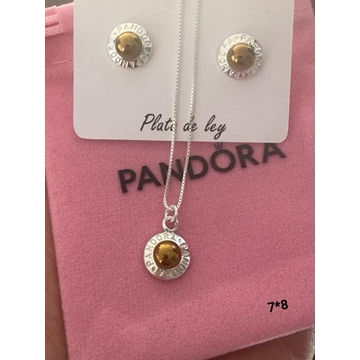 Conjunto de colgante y pendientes Pandora a juego - Imagen 2