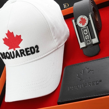 Conjunto de gorra cartera y cinturón Dsquared2 - Imagen 1