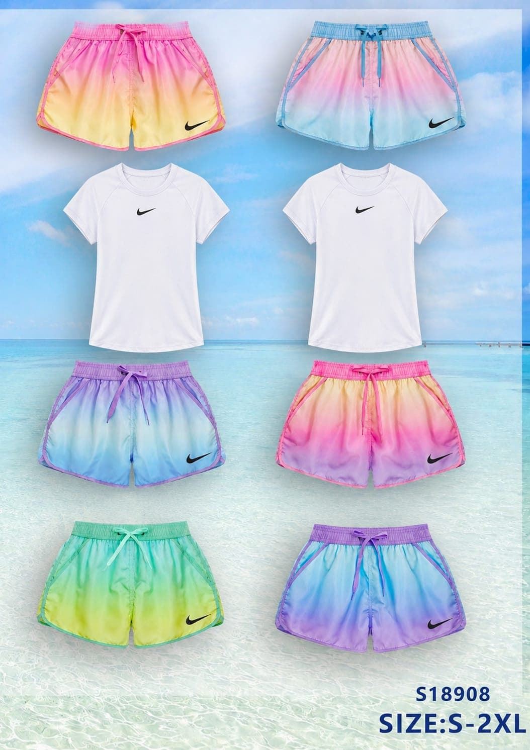 Conjunto de mujer Nike multicolor - Imagen 1