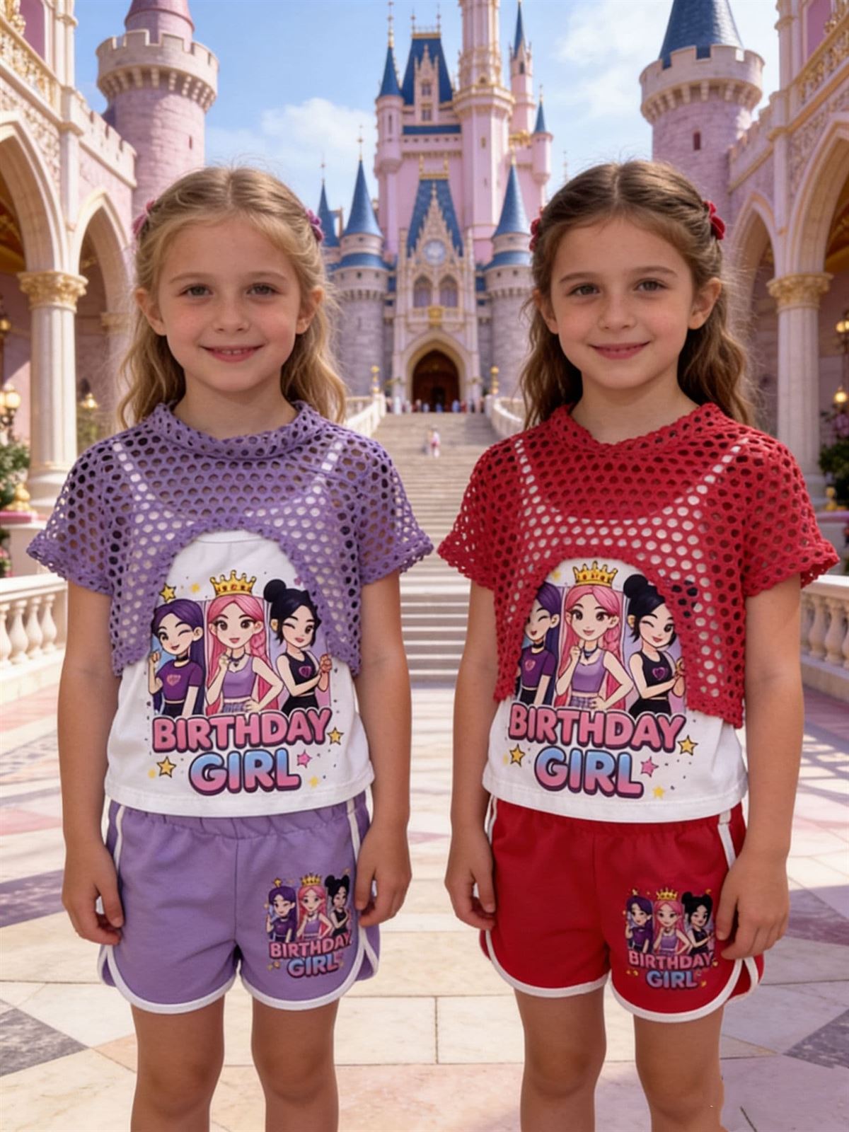 Conjunto de niña guerreras K-Pop Huntrix - Imagen 1