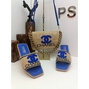 Conjunto de sandalias y bolso Chanel - Imagen 1