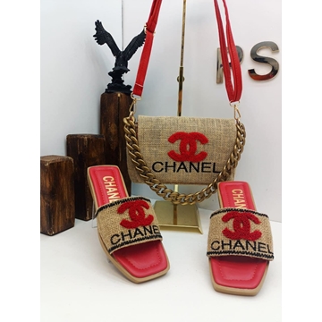 Conjunto de sandalias y bolso Chanel - Imagen 2