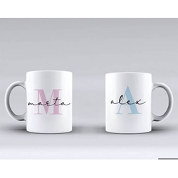 Conjunto de tazas para pareja especial San Valentín - Imagen 1