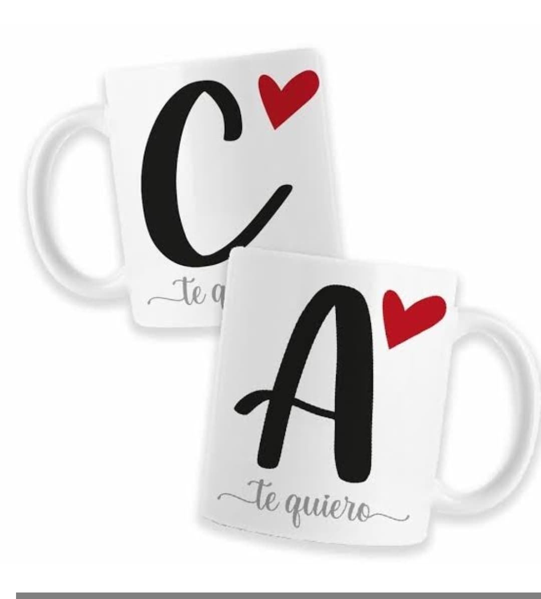 Conjunto de tazas San Valentín para parejas - Imagen 1