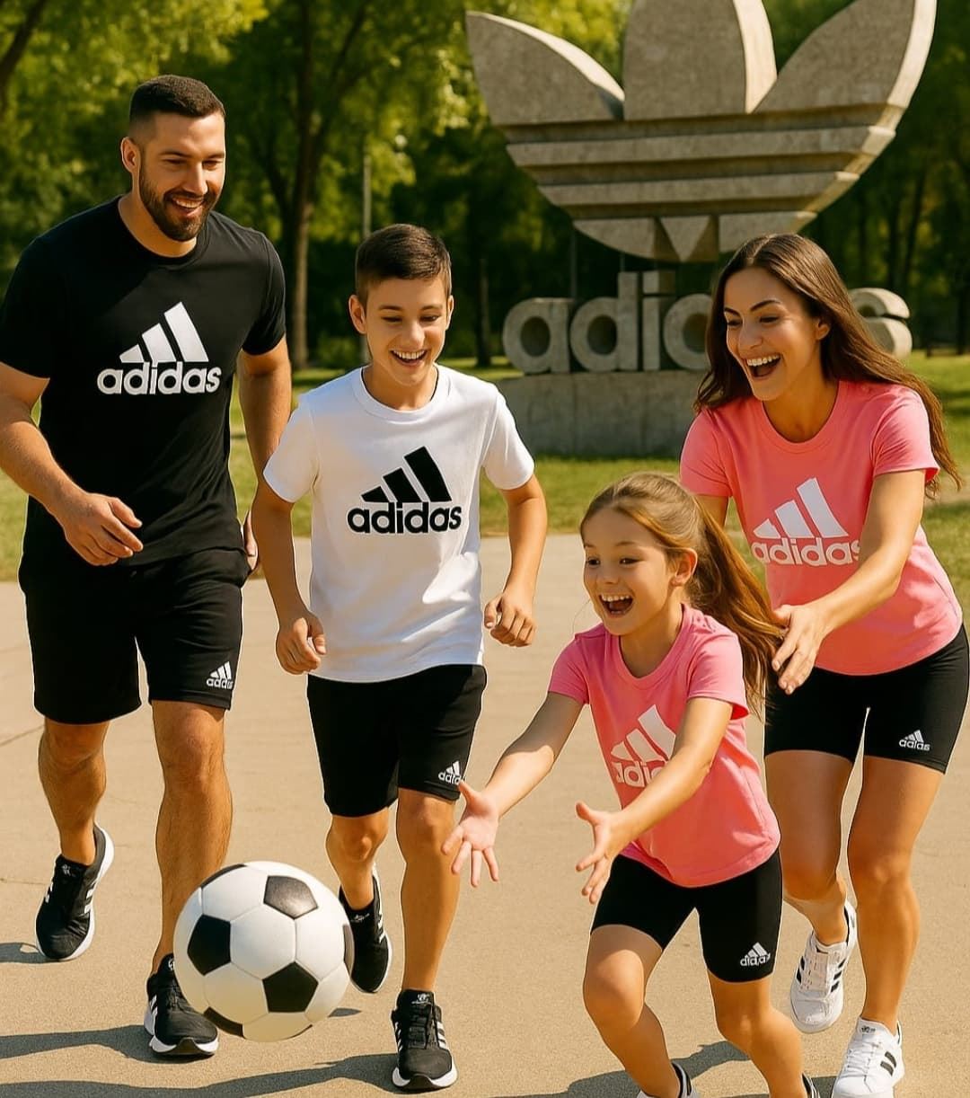 Conjunto de verano camiseta y pantalón corto  Adidas - Imagen 1
