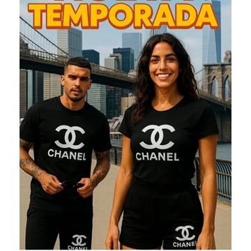 Conjunto de verano Chanel de hombre y mujer - Imagen 1