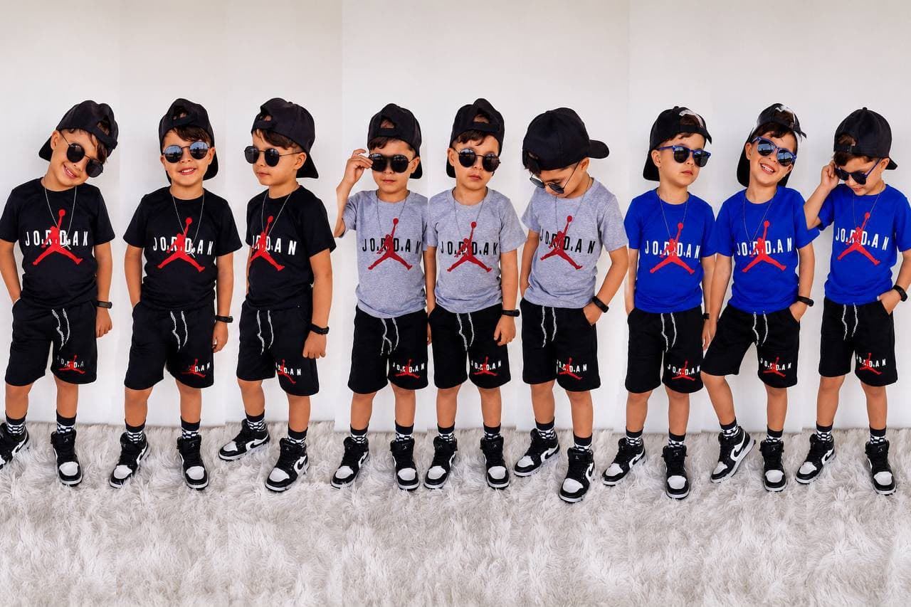 Conjunto de verano Jordan niños - Imagen 1