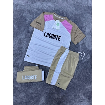 Conjunto de verano Lacoste beige - Imagen 1