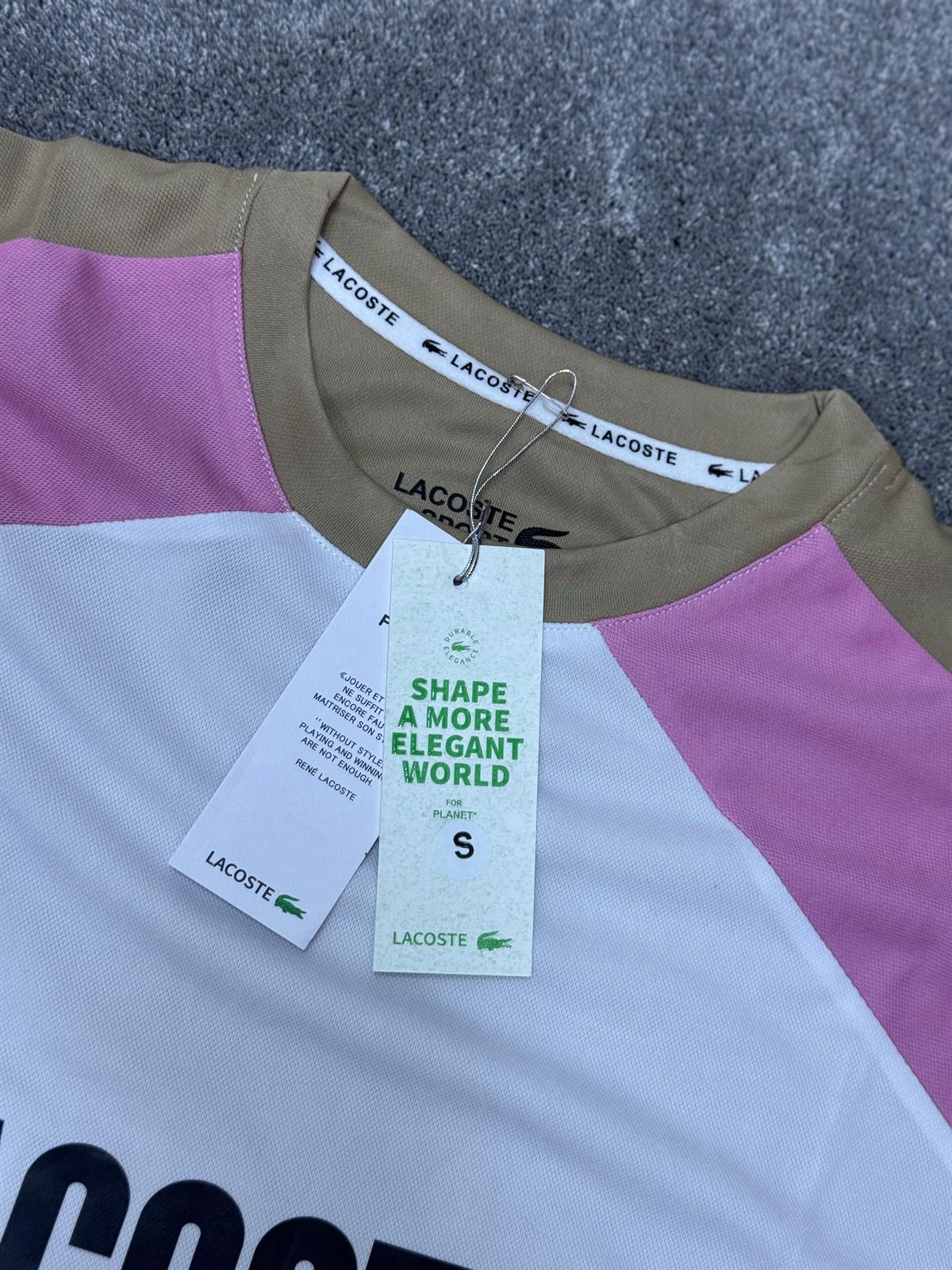 Conjunto de verano Lacoste beige - Imagen 2