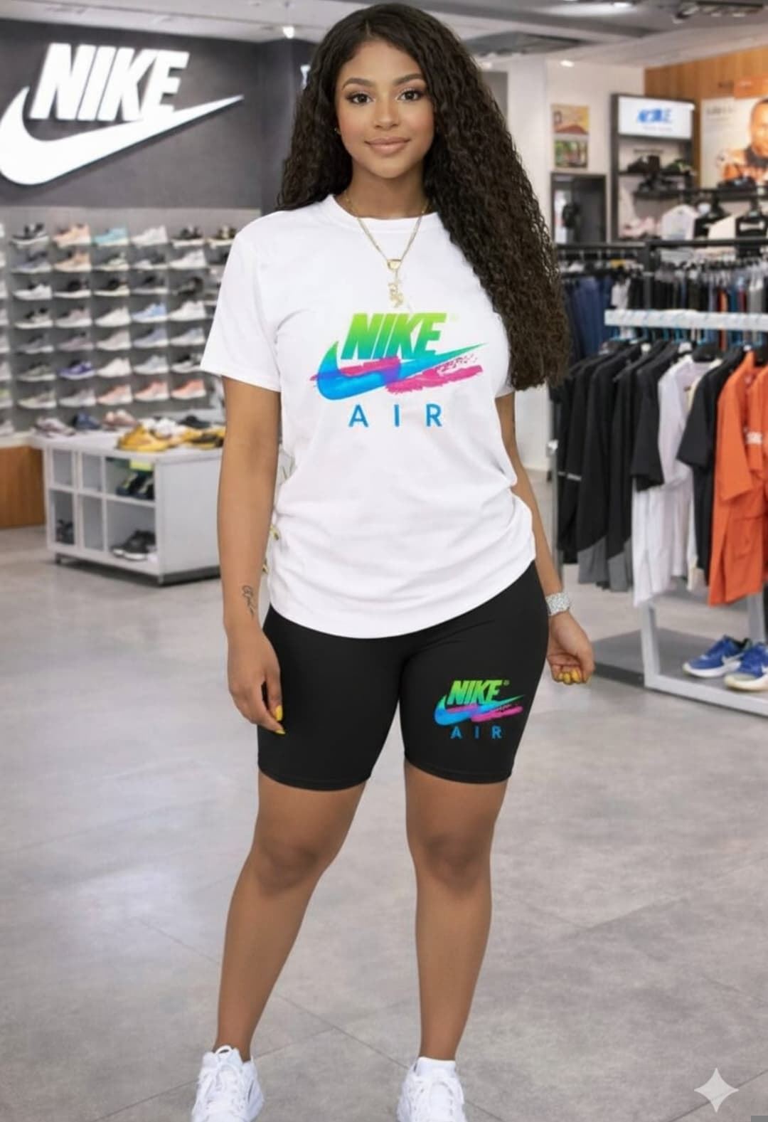 Conjunto de verano Nike Air multicolor - Imagen 4