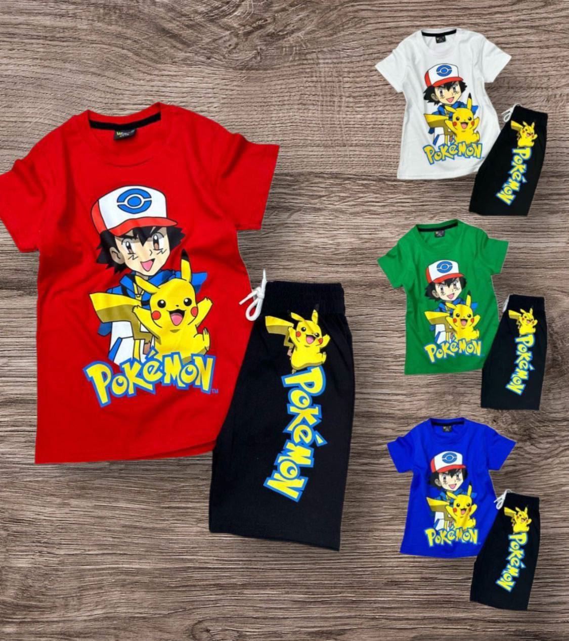 Conjunto de verano Pokémon para niños - Imagen 1