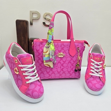 Conjunto de zapatillas y bolso Coach - Imagen 1