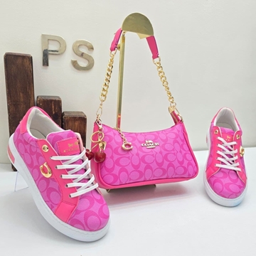 Conjunto de zapatillas y bolso Coach - Imagen 2