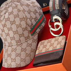 Conjunto gorra cinturón y cartera Gucci - Imagen 1