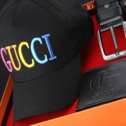 Conjunto gorra cinturón y cartera Gucci - Imagen 2