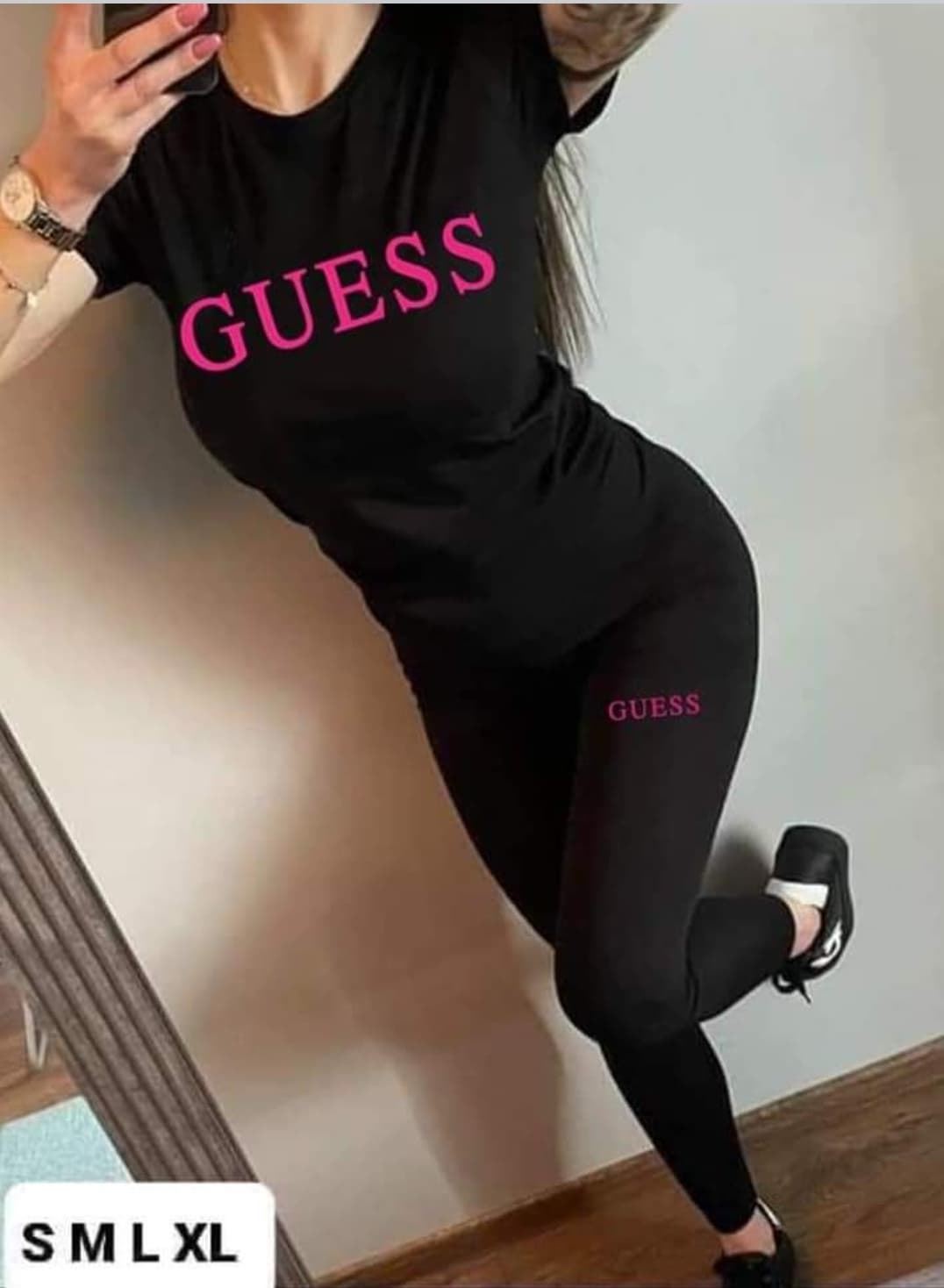 Conjunto Guess camiseta y leggins a juego - Imagen 1