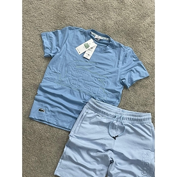 Conjunto Lacoste relieve azul - Imagen 1