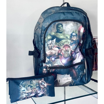 Conjunto mochila+ estuche Marvel - Imagen 1
