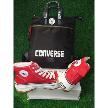 Conjunto mochila y bota Converse run Star Hike roja - Imagen 1