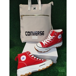Conjunto mochila y bota Converse run Star Hike roja - Imagen 2