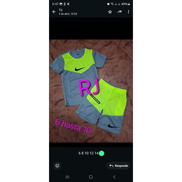 Conjunto Nike de verano flúor - Imagen 1