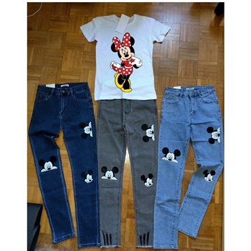 Conjunto pantalones vaqueros y camiseta Minnie - Imagen 1