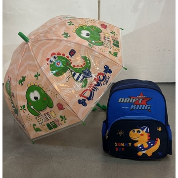 Conjunto paraguas y mochila - Imagen 1