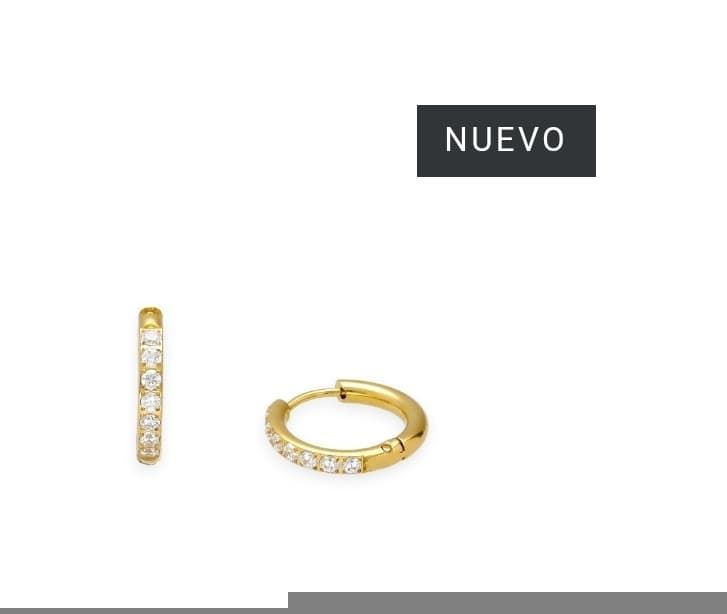 Conjunto pendientes princesa y collar cruz con circonitas - Imagen 3