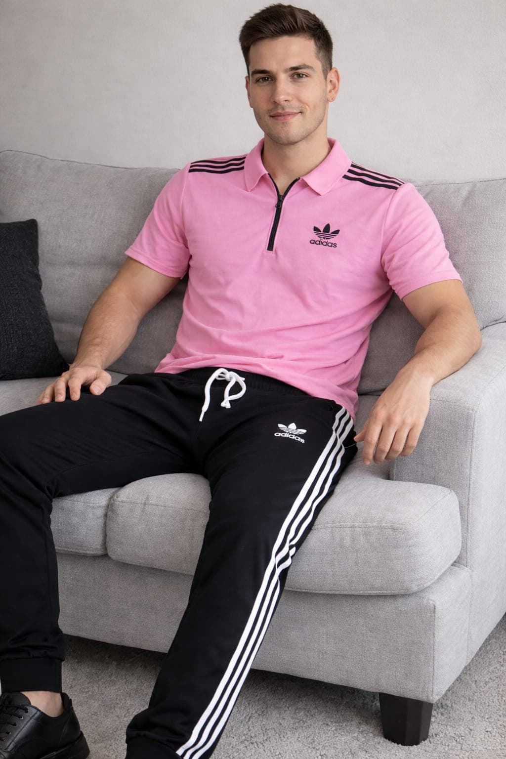 Conjunto polo y pantalon Adidas - Imagen 1