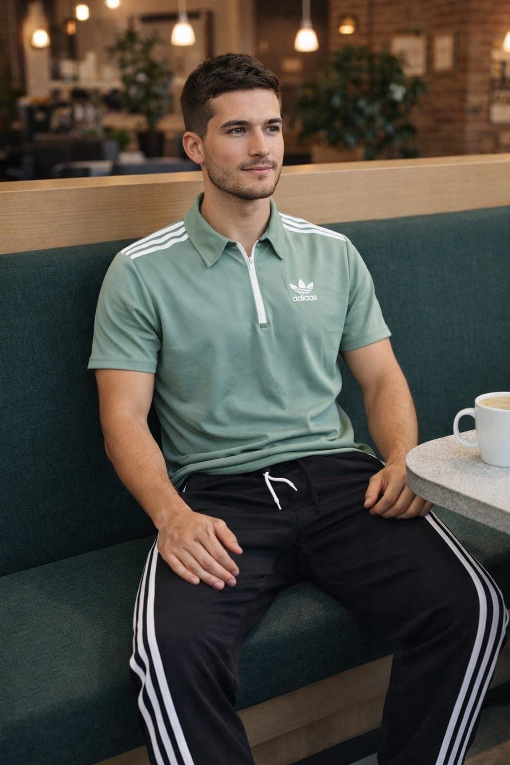 Conjunto polo y pantalon Adidas - Imagen 3