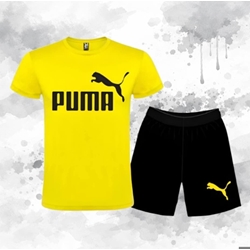 Conjunto Puma de camiseta y pantalón corto - Imagen 1