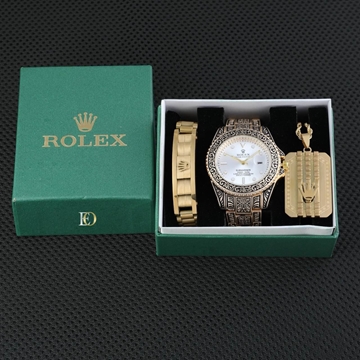 Conjunto reloj pulsera y colgante Rolex - Imagen 1