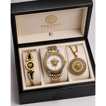 Conjunto reloj pulsera y collar Versace - Imagen 1