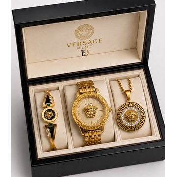 Conjunto reloj pulsera y collar Versace - Imagen 2