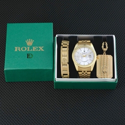 Conjunto reloj Rolex pulsera y colgante - Imagen 2