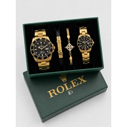 Conjunto reloj Rolex submarine y pulseras a juego - Imagen 1
