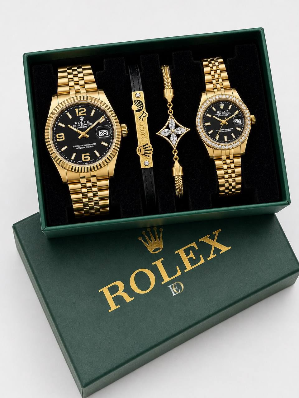 Conjunto reloj Rolex submarine y pulseras a juego - Imagen 2