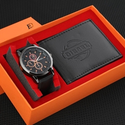 Conjunto reloj y cartera Diesel - Imagen 1