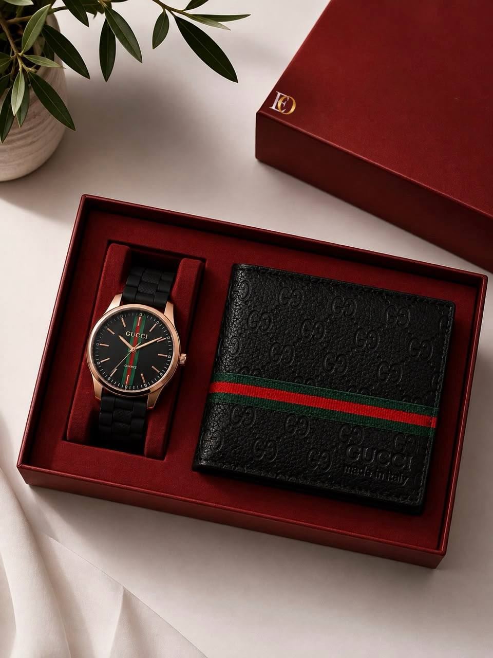 Conjunto reloj y cartera Gucci - Imagen 1