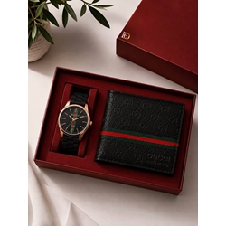 Conjunto reloj y cartera Gucci - Imagen 1