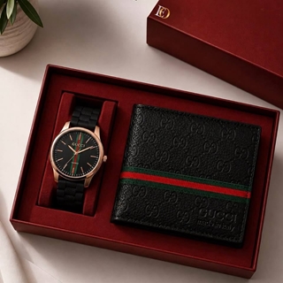 Conjunto reloj y cartera Gucci - Imagen 1