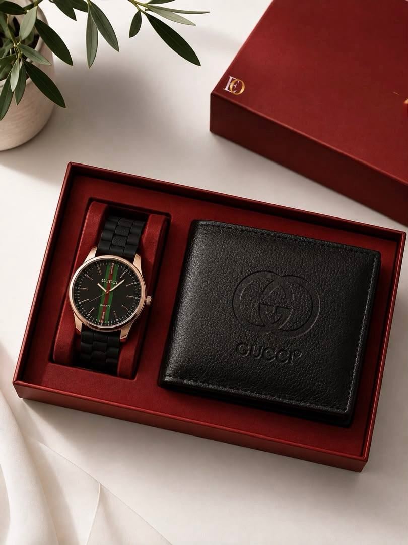 Conjunto reloj y cartera Gucci - Imagen 2