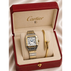Conjunto reloj y pulsera Cartier - Imagen 2