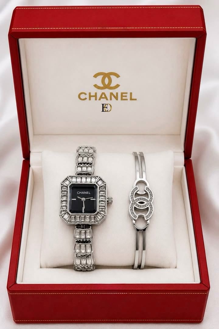 Conjunto reloj y pulsera Chanel - Imagen 1