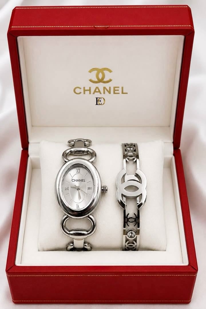 Conjunto reloj y pulsera Chanel - Imagen 4