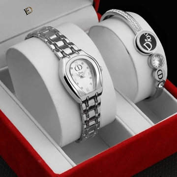 Conjunto reloj y pulsera Christian Dior - Imagen 1