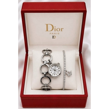 Conjunto reloj y pulsera Dior - Imagen 1