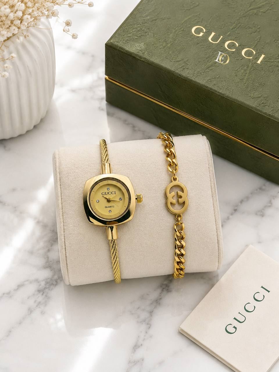 Conjunto reloj y pulsera Gucci - Imagen 2