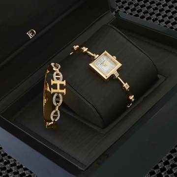 Conjunto reloj y pulsera Hermes - Imagen 1